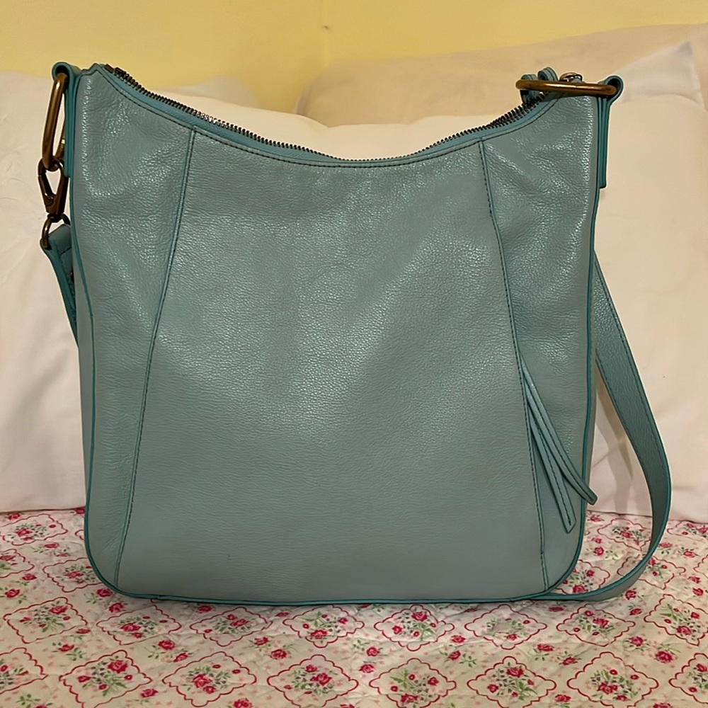 Fossil Sky Blue Sholder/Crossbody Bag